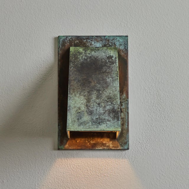 Jonas Bohlin 'Oxid' Darkly Patinated Outdoor Wall Light for Örsjö For Sale - Image 10 of 12
