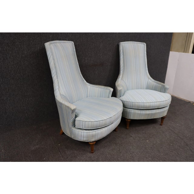 Mid Century Accent Chairs/Pair For Sale - Image 4 of 10