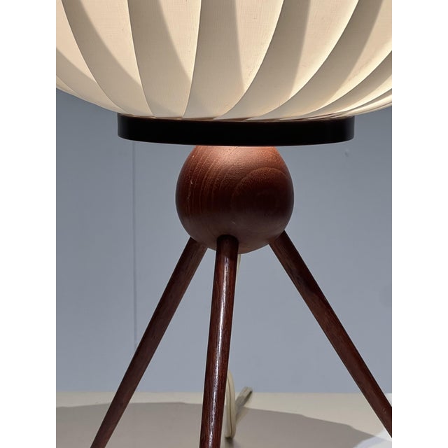 Brown Scandinavian Table Lamp from Severin Hansen, Denmark, 1960 For Sale - Image 8 of 11