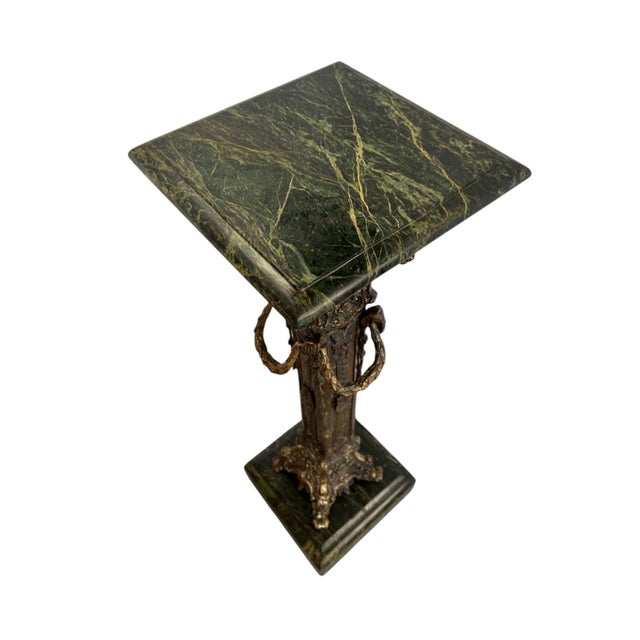 Bronze Italian Renaissance Revival Bronze Pedestal For Sale - Image 8 of 12