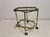 Goldenrod French Brass Drinks Trolley, 1960s For Sale - Image 8 of 18