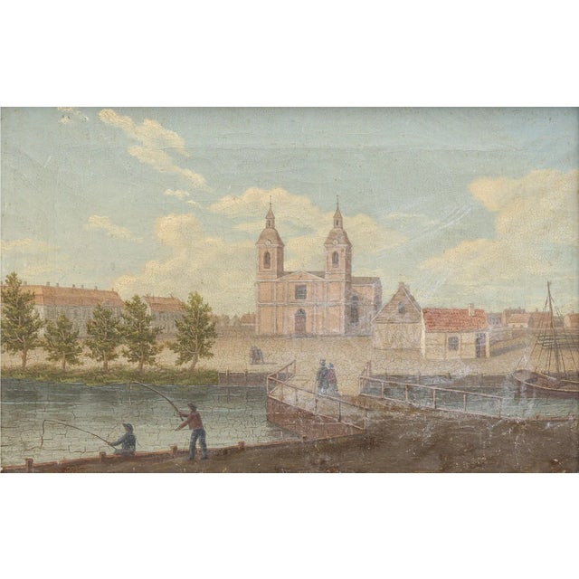 Antique Swedish Painting by Erik West Erling For Sale - Image 4 of 4