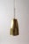 Mid-Century Modern Brass Cone Suspension Light, 1950s For Sale - Image 3 of 10