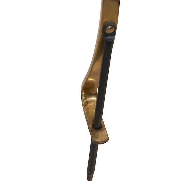 Donald Deskey Sculptural Modernist Brass Fireplace Tool Set For Sale - Image 4 of 13