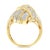 Add a touch of a glamour to your outfit with this fabulous diamond ring. Created with the finest 10k yellow gold, this...