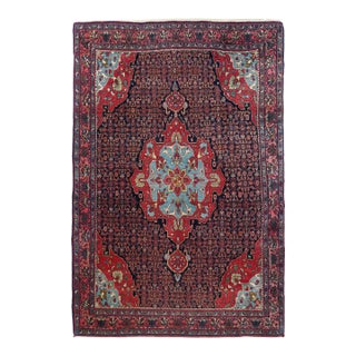 Antique Bidjar Rug 4'9'' X 7'1'' For Sale