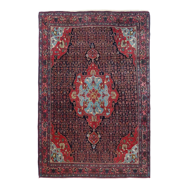 Antique Bidjar Rug 4'9'' X 7'1'' For Sale