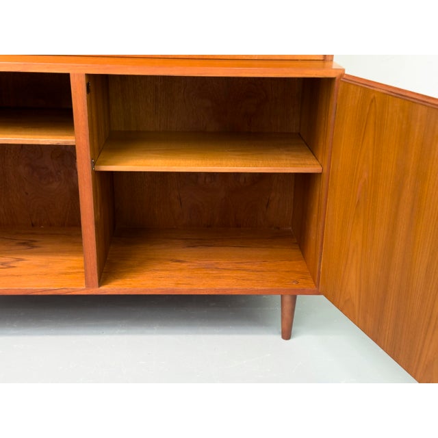 Vintage Teak Bookcase with Desk from Omann Jun, 1960s For Sale - Image 6 of 18
