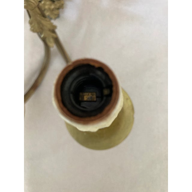 Early 20th Century Early 20th Century Neoclassical French Empire Bronze 2 Arm Electrified Wax Candle Wall Sconces - a Pair For Sale - Image 5 of 13