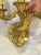 French Pair of French Louis XVI Style Gilt Bronze Electrified Wall Sconces For Sale - Image 3 of 12
