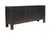 This vintage sideboard is made from reclaimed solid wood featuring a weathered, dark charcoal brown finish with rustic...