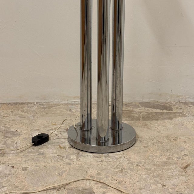 Space Age Floor Lamp in Chromed Metal and Glass Spheres, 1970s For Sale - Image 6 of 8