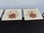 Scheibe Mid Century Folding Wooden Tv Trays Floral Top 4pc Set With Stand 6896 For Sale - Image 13 of 18