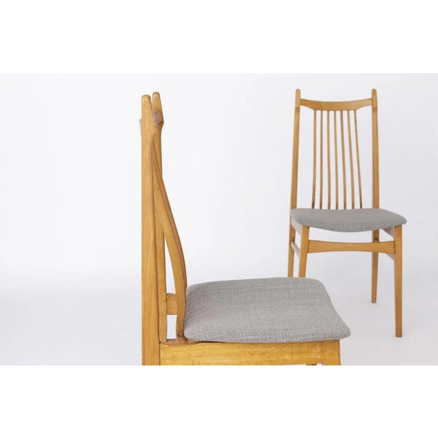 Wood Set of Dining Chairs, Germany, 1960s-1970s For Sale - Image 7 of 9