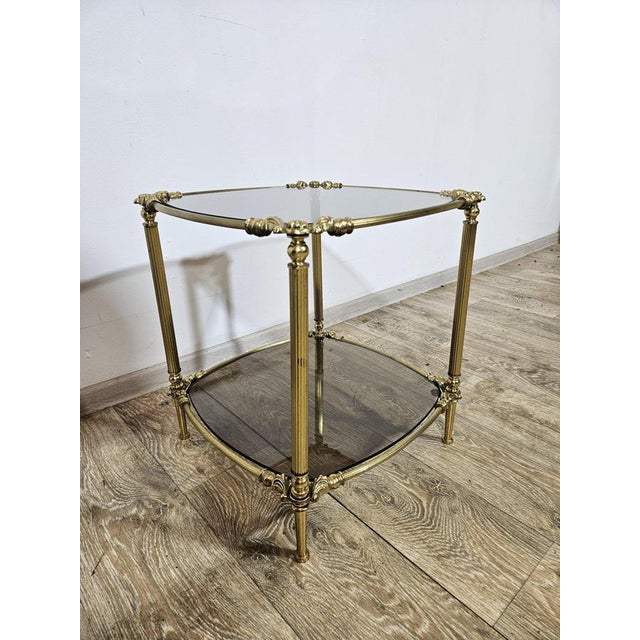 Brass Side Table, France, 1950s For Sale - Image 12 of 13
