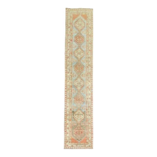 Anique Tribal Persian Serab Runner, 20th Century - 3' x 15'9" For Sale