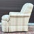 Beige Vintage Baker Furniture Petite Skirted Club Chair With Tight Back For Sale - Image 8 of 12