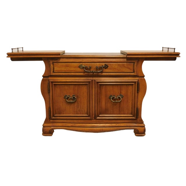Hickory Manufacturing Company Hickory Manufacturing Co. Italian Neoclassical Tuscan Style 60" Slide Top Server Buffet 1130-60 For Sale - Image 4 of 13