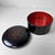 Traditional wooden chabako or storage box for tea. Dimensions: height 11 cm, diameter 23 cm. The round wooden box with a...