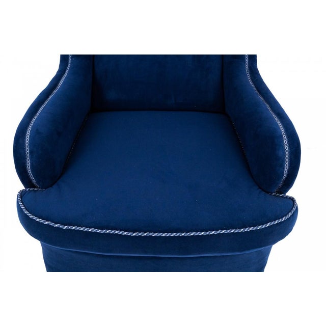 Set of Wingback Chairs, 1940s For Sale - Image 10 of 11