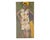 Mid-Century Modern Black Woman in White Dress African American Art Painting 48" For Sale - Image 3 of 12