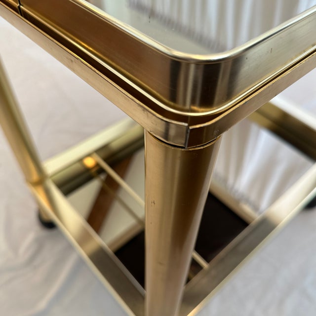 1970s Mb Italian Mid-Century Bar Cart For Sale - Image 11 of 13