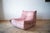 Pink Pearl Velvet Togo Lounge Chair by Michel Ducaroy for Ligne Roset, 1970 For Sale - Image 3 of 7