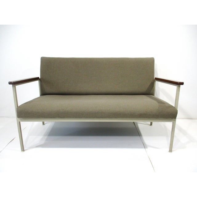 Mid Century Settee in the Style of George Nelson by Janet Rosenblum For Sale - Image 10 of 10