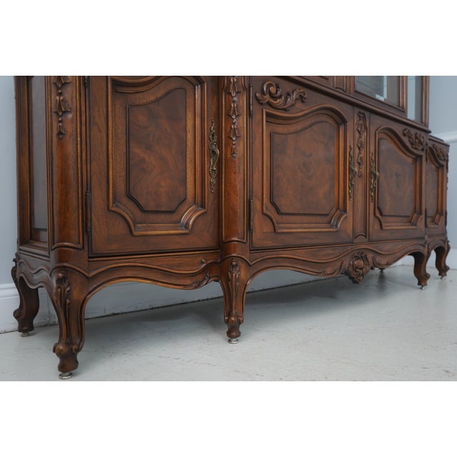 Karges French Louis XV Walnut China Cabinet For Sale - Image 16 of 18