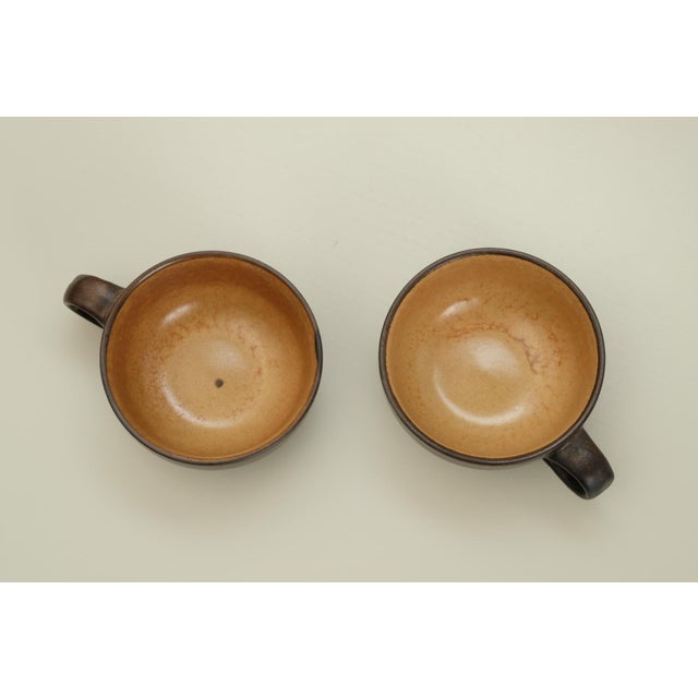 Mid-Century Modern Vintage Danish Coffee Service in Ceramic, 1960s, Set of 24 For Sale - Image 3 of 18