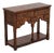 English Country Style Oak 5 Drawer 2 Tier Server For Sale
