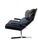 Black Late 20th Century Lounge Chair Armchair Attributed to Richard Hersberger Pace For Sale - Image 8 of 18