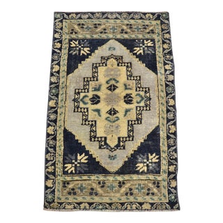 1960s Oushak Handknotted Rug For Sale