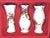 Holiday Tartan Collection by Lenox. Set of 3 bud vases, new in box. Vintage from the early 21st Century. The line was...