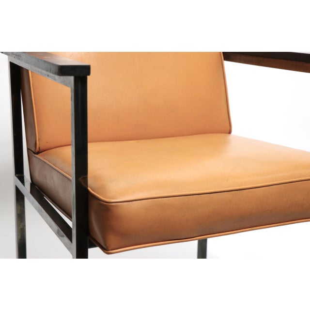 Mid Century Paddle Arm Chair After Nelson For Sale - Image 11 of 13