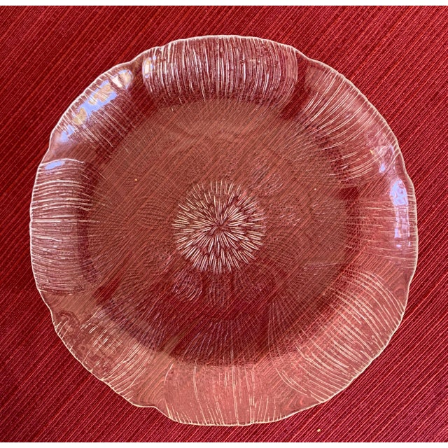 1980s Arcoroc France Fleur Clear Glass Sunflower Dinnerware Set 45 Pieces Chairish