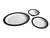 Cream 1970s Hornsea "Contrast" Platter, Bowls, Plates Made in England by Lancaster Vitramic, 9 Pieces For Sale - Image 8 of 12