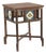 Vintage Indian Teakwood and Tile Side Table For Sale
