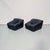 French Sandra Lounge Chairs with Cushions in Thick Black Leather by Annie Hiéronimus for Ligne Roset, Set of 2 For Sale - Image 12 of 16