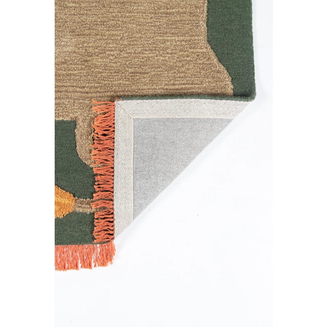 2020s Novogratz by Momeni Atticus Leon in Green Rug - 5'X7' For Sale - Image 5 of 7
