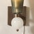Modernist Hand-Blown Smoked Gray Murano Glass Conical Sconces With Orbital Drop For Sale - Image 13 of 15