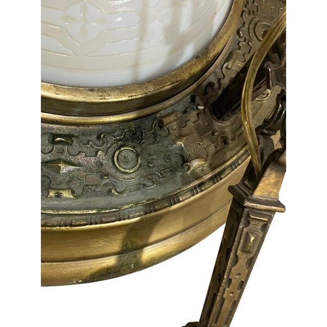 Width : 18” diameter of the plate Height: 24” Discover the captivating charm of a bygone era with this stunning antique-...