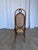 Vintage Bentwood Chair in Fabric and Cane Backrest, Yugoslavia, 1970s For Sale - Image 6 of 18