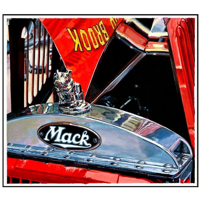 Message us to inquire about custom framing options! (Included for free with every purchase) The artwork here, "Mic Mac...
