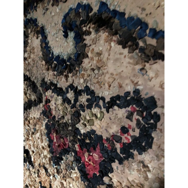 Textile 19th Century Cut Lace Hook Textile Wall Art on Linen For Sale - Image 7 of 9