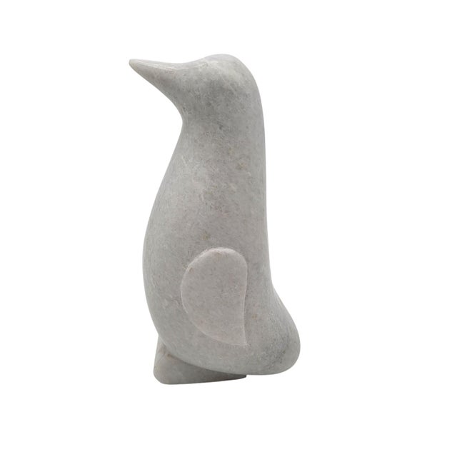 This beautifully crafted marble penguin sculpture adds a touch of minimalistic elegance to any space. Its sleek design and...