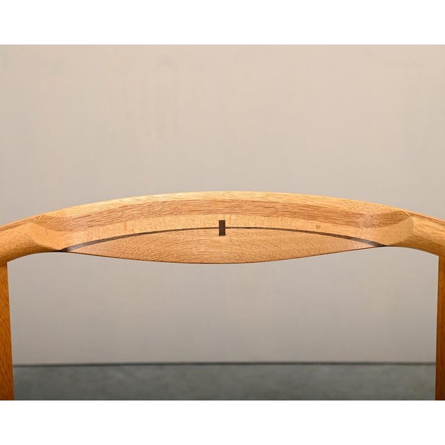 Model PP201 Dining Chairs in Oak and Papercord Seats by Hans J. Wegner for PP Møbler, 1970s, Set of 4 For Sale - Image 13 of 18