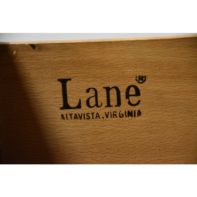 1970s Brutalist 78” MCM Lane Pueblo Walnut Dresser For Sale - Image 11 of 11