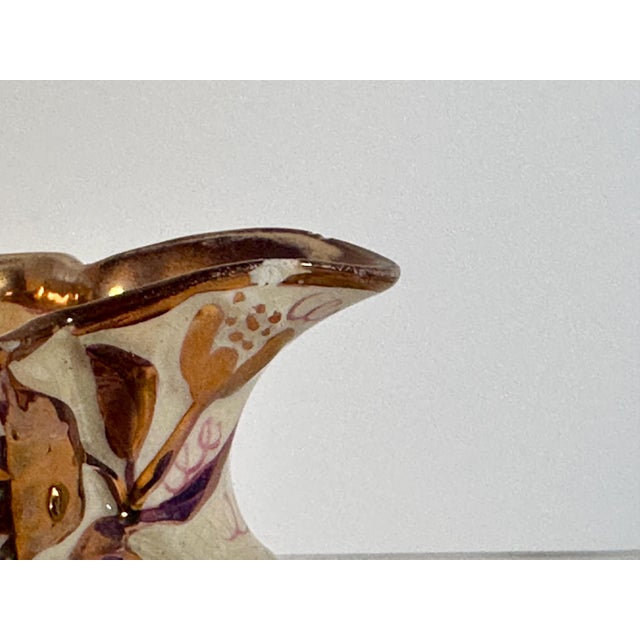 Ceramic Antique Georgian Sunderland Pink Lustre Pitcher: Pearlware c. 1820s For Sale - Image 7 of 10