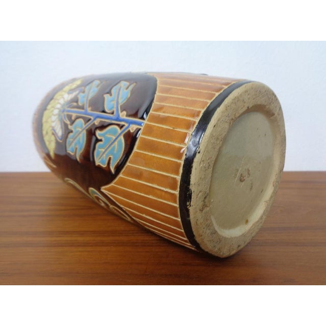 Art Nouveau Pottery Vase, 1920s For Sale - Image 12 of 17